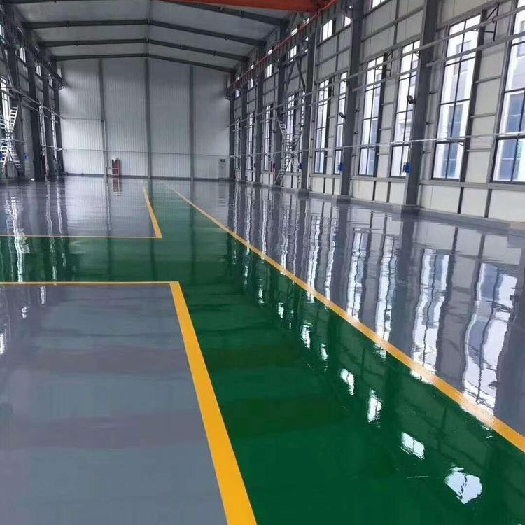 環氧地坪漆具有耐強酸堿耐磨耐壓防塵防水山東精聚地坪工程隊